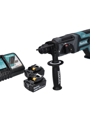 Akumulatorowa młotowiertarka Makita DHR 241 RT 18 V 2,0 J SDS plus + 2x akumulator 5,0 Ah + ładowarka