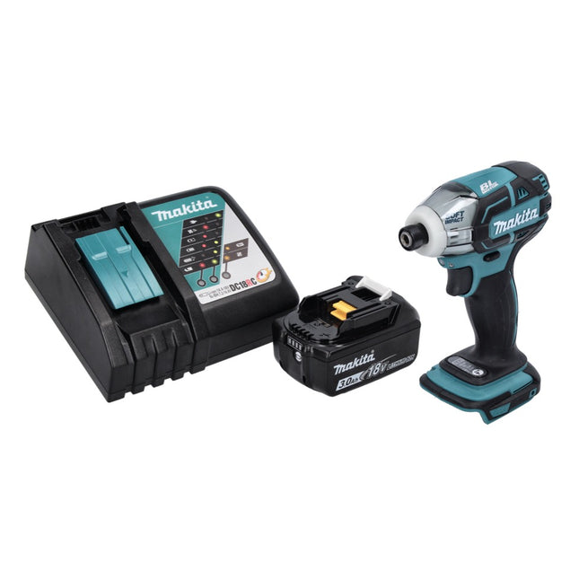 Avvitatore a impulsi a batteria Makita DTS 141 RF1 18 V 40 Nm 1/4" brushless + 1x batteria ricaricabile 3,0 Ah + caricabatterie