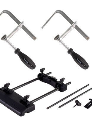 Adaptateur de rail de guidage Makita ( 194579-2 ) + 2x serre-joints ( 194385-5 ) pour fraise RP DRT