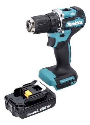 Makita DDF 487 A1 cordless drill driver 18 V 40 Nm brushless + 1x rechargeable battery 2.0 Ah - without charger