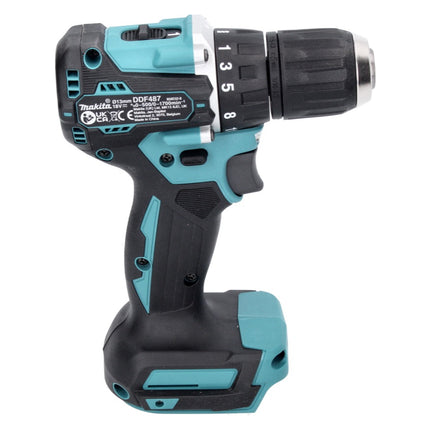 Trapano avvitatore a batteria Makita DDF 487 RA 18 V 40 Nm senza spazzole + 2x batteria ricaricabile 2,0 Ah + caricabatterie