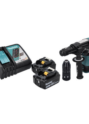 Akumulatorowa młotowiertarka Makita DHR 243 RG 18 V SDS plus Brushless + 2x akumulator 6,0 Ah + ładowarka