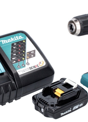 Makita DHP 487 RA1 cordless impact drill 18 V 40 Nm brushless + 1x rechargeable battery 2.0 Ah + charger