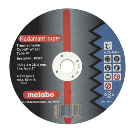 Metabo CS 23-355 2300 W Meuleuse à tronçonner 355 mm (602335850) + 1x Disque à tronçonner