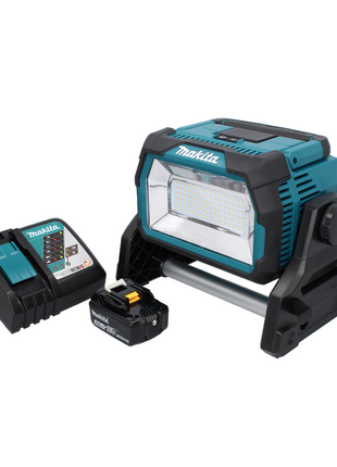 Makita DML 809 RM1 Cordless LED construction spotlight 18 V 10000 lm + 1x rechargeable battery 4.0 Ah + charger