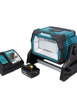 Makita DML 809 RT1 Cordless LED construction spotlight 18 V 10000 lm + 1x rechargeable battery 5.0 Ah + charger
