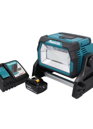 Makita DML 809 RG1 Akumulatorowy reflektor budowlany LED 18 V 10000 lm + 1x akumulator 6,0 Ah + ładowarka