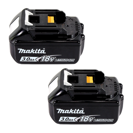 Makita Power Source Kit 18 V mit 2x BL 1830 B Akku 3,0 Ah ( 2x 197599-5 ) + DC 18 RE Multi Schnell Ladegerät ( 198720-9 )