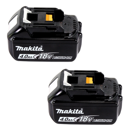 Makita Power Source Kit 18 V avec 2x BL 1840 B batterie 4,0 Ah ( 2x197265-4 ) + DC 18 RE Multi chargeur rapide ( 198720-9 )