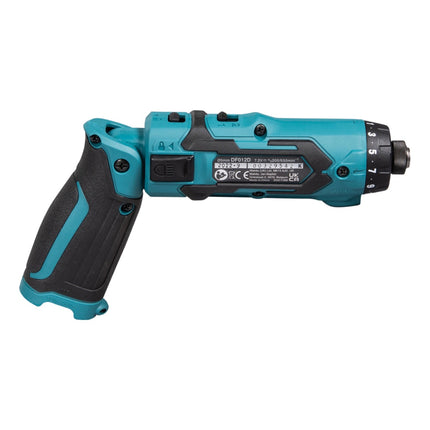 Avvitatore a batteria Makita DF 012 DZ 7,2 V 5,6 Nm solo - senza batteria, senza caricabatterie