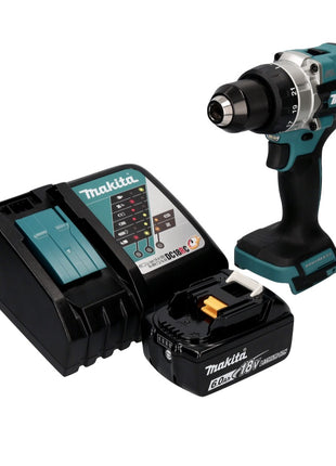 Makita DDF 486 RG1 cordless drill driver 18 V 130 Nm brushless + 1x rechargeable battery 6.0 Ah + charger
