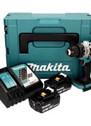 Makita DDF 486 RFJ Perceuse-visseuse sans fil 18 V 130 Nm Brushless + 2x batterie 3,0 Ah + chargeur + Makpac