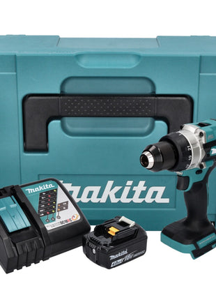Trapano avvitatore a batteria Makita DDF 486 RM1J 18 V 130 Nm brushless + 1x batteria ricaricabile 4,0 Ah + caricabatterie + Makpac