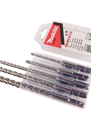 Makita DHR 241 Z cordless hammer drill 18 V 2.0 J SDS plus + 5-piece drill bit set - without battery, without charger