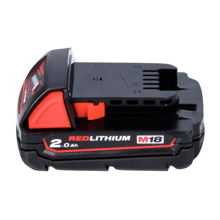 Milwaukee M18 FMT-201X FUEL Battery Multitool 18 V Brushless + 1x batterie 2.0 Ah + 7 pcs. tools set d'accessoires + HD box - sans chargeur