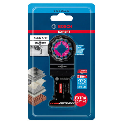 Bosch EXPERT MultiMax Lama per tagli dal pieno AIZ 32 APIT Starlock 32 x 40 mm - 25 pz. ( 2608900027 ) Carbide Multi Material - successore del 2608664217
