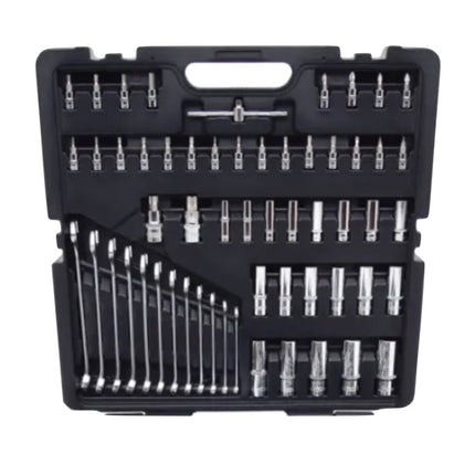KS Tools CHROMEplus Set de douilles 1/4" 3/8 " 5/16" 1/2" : Cliquet réversible / Clés mixtes / Inbus / Torx / Fente / Phillips / Pozidriv / Six pans  216 pcs. (918.0216)