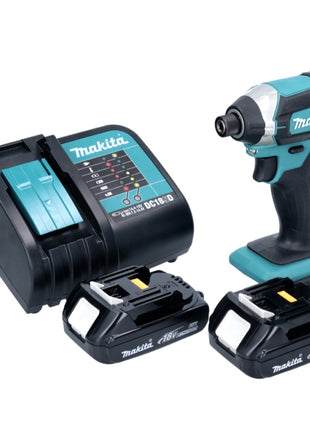Makita DTD 152 SY cordless impact wrench 18 V 165 Nm + 2x rechargeable battery 1.3 Ah + charger