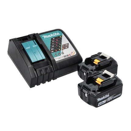 Makita DHP 486 RM trapano a percussione a batteria 18 V 130 Nm brushless + 2x batteria ricaricabile 4,0 Ah + caricabatterie
