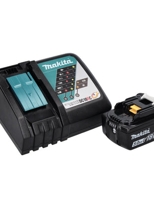 Taladro percutor inalámbrico Makita DHP 486 RT1 18 V 130 Nm sin escobillas + 1x batería 5,0 Ah + cargador