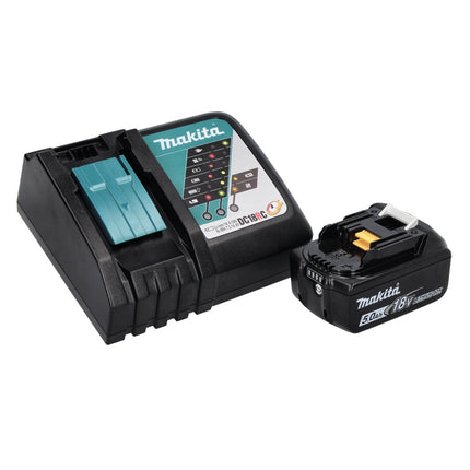 Makita DHP 486 RT1J trapano a percussione a batteria 18 V 130 Nm brushless + 1x batteria ricaricabile 5,0 Ah + caricabatterie + Makpac