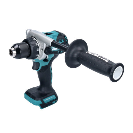 Makita DHP 486 RTJ Trapano avvitatore con percussione a batteria 18V 130Nm Brushless + 2x Batterie 5,0 Ah + Caricabatterie + Valigetta Makpac