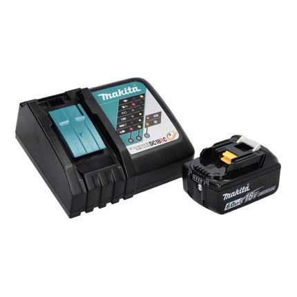 Makita DHP 486 RG1J Perceuse-visseuse à percussion sans fil 18 V 130 Nm Brushless + 1x batterie 6,0 Ah + chargeur + Makpac