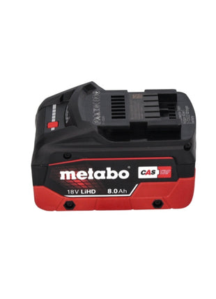 Metabo AS 18 L PC Aspirapolvere compatto a batteria 18 V 6 l IPX4 classe di polvere L bagnato e asciutto + 1x batteria ricaricabile 8,0 Ah - senza caricabatterie