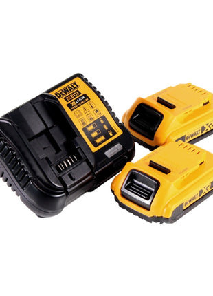 DeWalt DCL 045 D2 lampe à batterie éclairage de voiture LED 12 / 18 V 1700 lm support rotatif 0-360 degrés + 2x batteries 2,0 Ah + chargeur