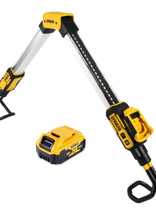 DeWalt DCL 045 N Lampe LED sans fil 1700 lm pour capot, 12/18 V + 1x Batterie 5,0 Ah + Support rotatif 0-360 degrés - sans chargeur