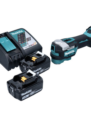 Makita DTM 52 RF Akku Multifunktionswerkzeug 18 V Starlock Max Brushless + 2x Akku 3,0 Ah + Ladegerät - Toolbrothers