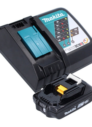 Utensile multifunzione a batteria Makita DTM 52 RA1J 18 V Starlock Max Brushless + 1x batteria ricaricabile 2,0 Ah + caricabatterie + Makpac