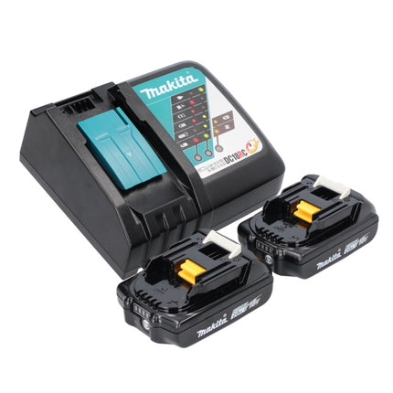 Makita DCL 281 FRA Aspirateur sans fil 18 V - Brushless + 2x Batteries 2,0 Ah + Chargeur