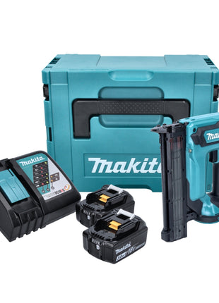 Makita DFN 350 RFJ gwoździarka akumulatorowa 18 V 15 - 35 mm + 2x akumulator 3,0 Ah + ładowarka + Makpac
