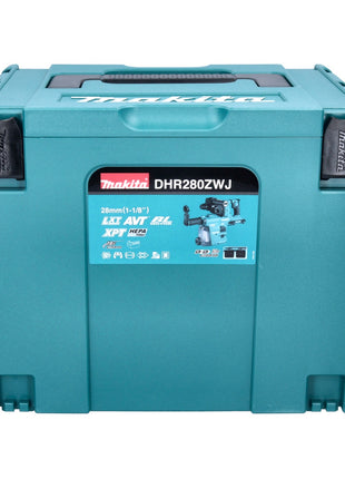 Makita DHR 280 ZJ Tassellatore a batteria SDS-Plus 36V (2x18V) in valigetta Makpac - senza batteria, senza caricabatterie 
