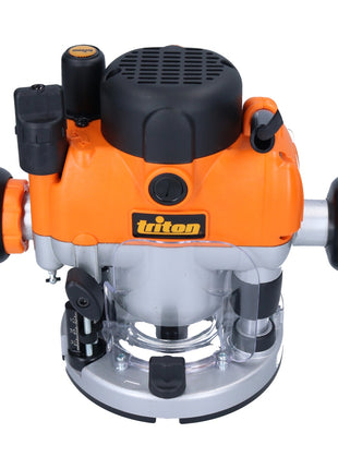 Triton MOF001 Fraiseuse supérieure 1400 W Course 59 mm + butée