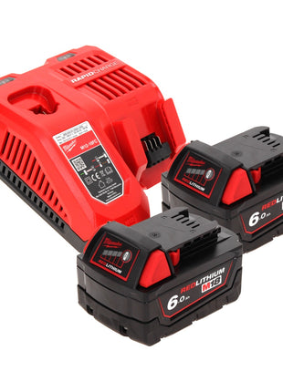 Milwaukee M18 CCS55-602FC Circular Saw 165mm 18V + 2x Batteries 6.0 Ah + Charger