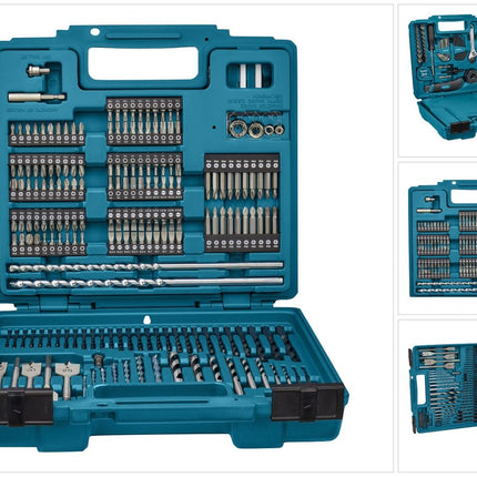 Makita Kit de forets à embouts 256 pièces ( E-11689 ) Embouts / Forets / Clés à douille