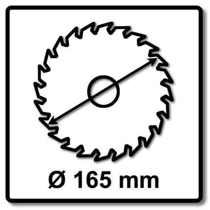Makita CMSF16560E SPECIALIZED EFFICUT Sägeblatt 165 x 1,85 x 20 mm 4 Stk. ( 4x B-69864 ) 60 Zähne für Holz - Toolbrothers