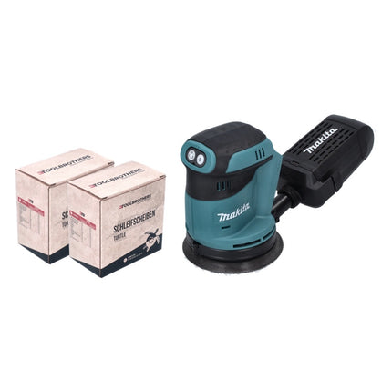 2x Toolbrothers TURTLE Schleifset + DBO 180 Z Akku Exzenterschleifer 18 V 125 mm - ohne Akku, ohne Ladegerät - Toolbrothers