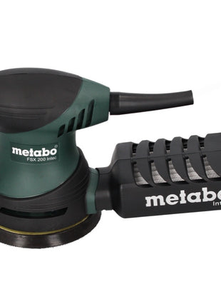 Metabo FSX 200 Intec Ponceuse excentrique 125 mm 240 W + Coffret + 4x Set de ponçage Toolbrothers TURTLE