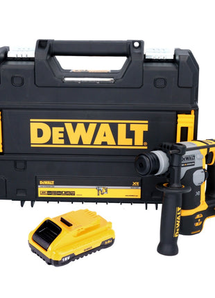 Taladro percutor a batería DeWalt DCH 172 18 V 16 mm 1,4 julios SDS plus sin escobillas + 1x batería 3,0 Ah + TSTAK - sin cargador