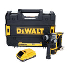 Taladro percutor a batería DeWalt DCH 172 18 V 16 mm 1,4 julios SDS plus sin escobillas + 1x batería 3,0 Ah + TSTAK - sin cargador