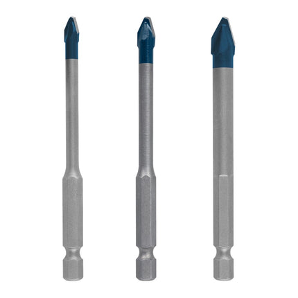 Bosch EXPERT HardCeramic HEX-9 jeu de forets 5,0 - 8,0 x 90 mm - 3 pièces (2608900595) Technologie carbure