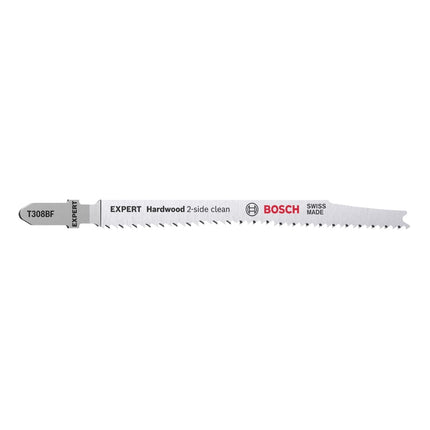 Bosch EXPERT Hardwood 2 side clean Lame de scie sauteuse T 308 BF, 117 mm, Bi-métal, 5 pcs. (2608900544)