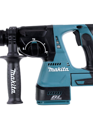Makita DLX 2372 TJ cordless combo kit DHR 242 cordless hammer drill + DTW 300 cordless impact driver + 2x rechargeable battery 5.0 Ah + charger + Makpac