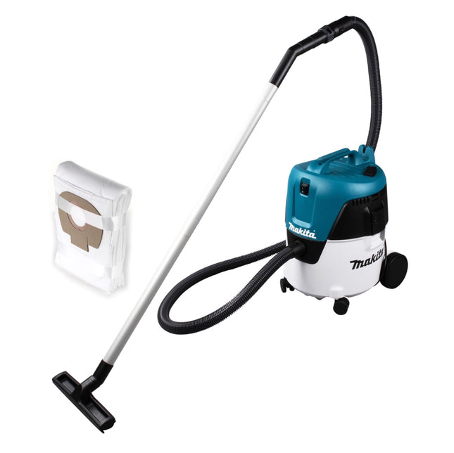 Makita VC 2000 L Aspirateur eau et poussières 1000 W - 20 l - Classe de poussière L + 5x Sacs d'aspiration en tissu classe L (P-72899)