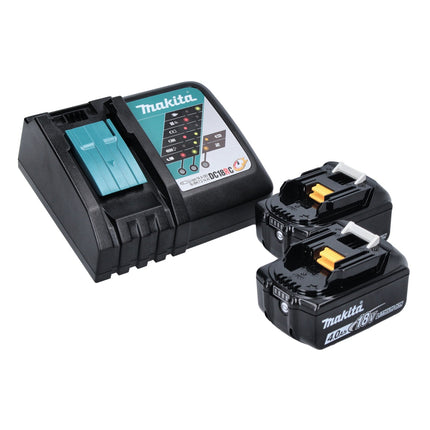 Makita DPV 300 RMJ Akku Schleifer Polierer 18 V 50 / 80 mm Brushless + 2x Akku 4,0 Ah + Ladegerät + Makpac - Toolbrothers