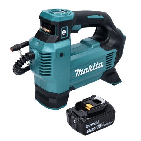 Makita DMP181T1 Inflator 11.1bar 18V + 1x Battery 5.0 Ah - without charger