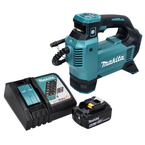 Makita DMP 181 RG1 Inflator 11.1 bar 18 V + 1x Battery 6.0Ah + Charger